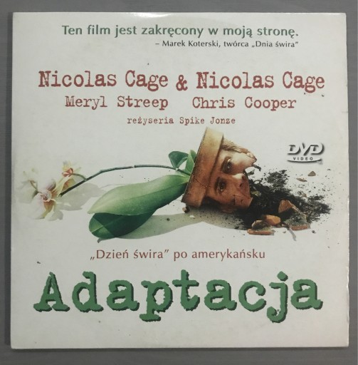 Zdjęcie oferty: Adaptacja - DVD - Nicolas Cage, Meryl Streep