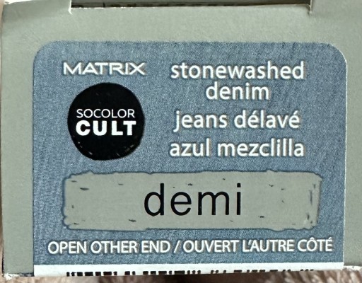 Zdjęcie oferty: Matrix Color Cult stonewashed denim