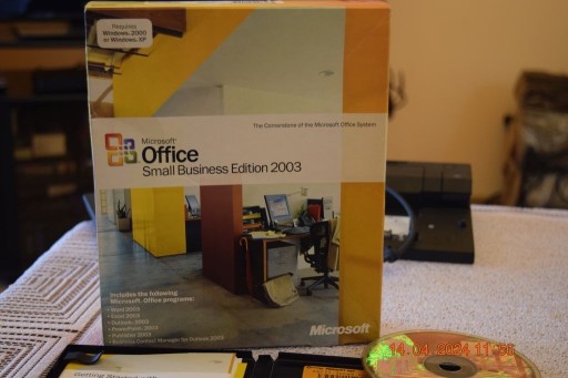 Zdjęcie oferty: Microsoft Office Small Business 2003 Angielska BOX