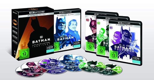Zdjęcie oferty: Batman 1-4 Collection ANTOLOGIA 4K + Blu-Ray w.PL