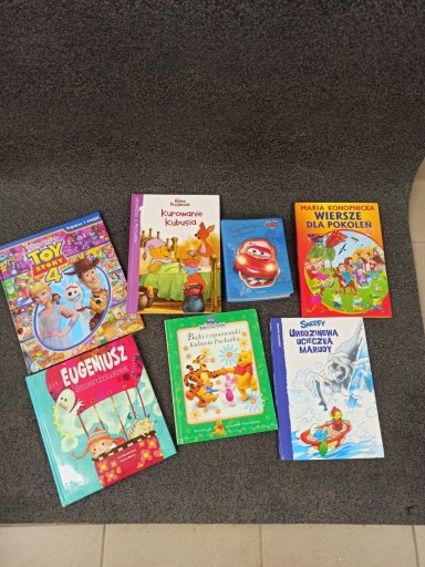 Zdjęcie oferty: Zestaw książek dla dzieci toy story Kubuś Puchatek