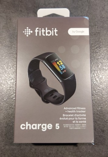 Zdjęcie oferty: Fitbit Charge 5 czarny - nowy/zaplombowany OKAZJA!