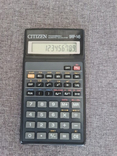 Zdjęcie oferty: Kalkulator naukowy CITIZEN SRP-145