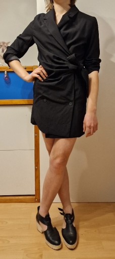 Zdjęcie oferty: Czarna sukienka / marynarka Minimaket 36