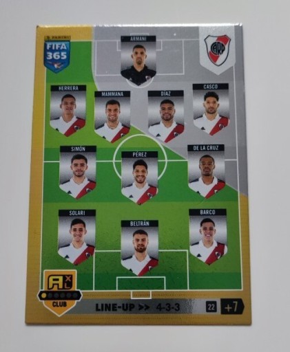 Zdjęcie oferty: FIFA 365 PANINI - CARP RIVER PLATE 22