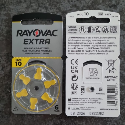 Zdjęcie oferty: Baterie Reyovac Extra 10