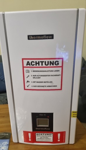 Zdjęcie oferty: Podgrzewacz wody Thermoflow 18000 W