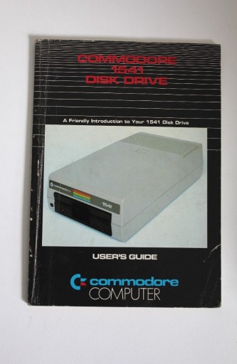 Zdjęcie oferty: C64 COMMODORE 1541 DISK DRIVE MANUAL USER'S GUIDE