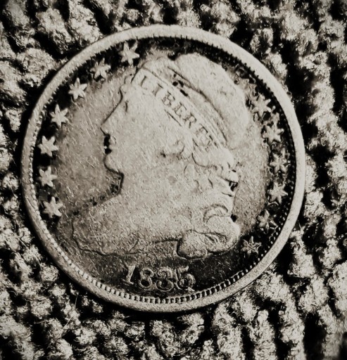 Zdjęcie oferty: 10 CENT--CAPPED  BUST  --1835--USA --1.410.000 egz