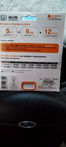 Zdjęcie oferty: KaRTA SIM ORANGE 797888781