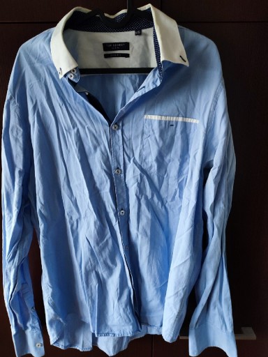 Zdjęcie oferty: Top Secret, koszula męska, używana, 44/45, błękit 
