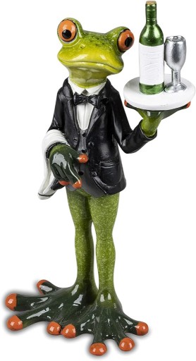 Zdjęcie oferty: Przepiękna figurka dekoracyjna żaba