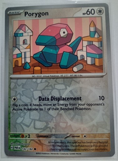 Zdjęcie oferty: Pokemon TCG Porygon 142/182 Paradox Rift