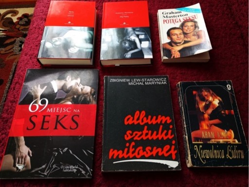 Zdjęcie oferty: Masterton Potęga seksu + Emmanuelle + Kochanek Lady Chatterley + 5 innych