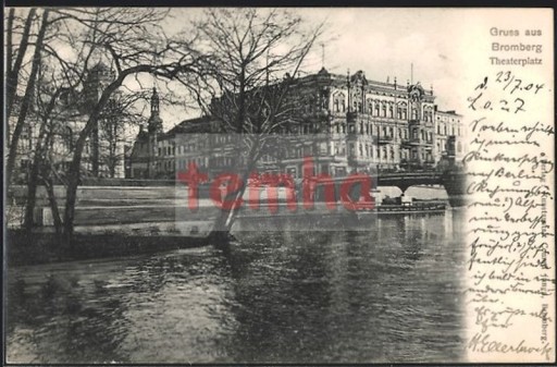 Zdjęcie oferty: BYDGOSZCZ Bromberg Theaterplatz 1904