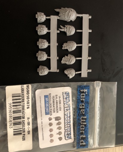 Zdjęcie oferty: Salamander Terminator Shoulder Pads Forgeworld OOP