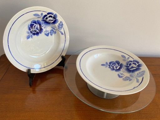 Zdjęcie oferty: Stare Talerze St Amand Porcelana Francuska