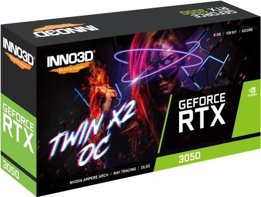 Zdjęcie oferty: Karta graficzna INNO3D GeForce RTX 3050 Twin X2 OC