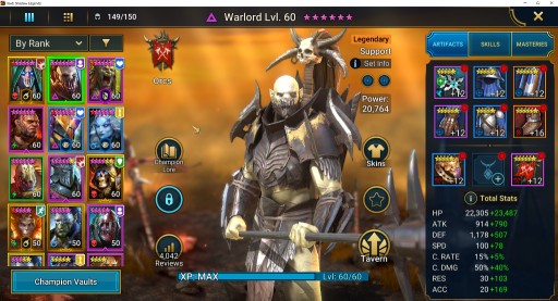 Zdjęcie oferty: Raid shadow legends Badel Warlord Unkillable