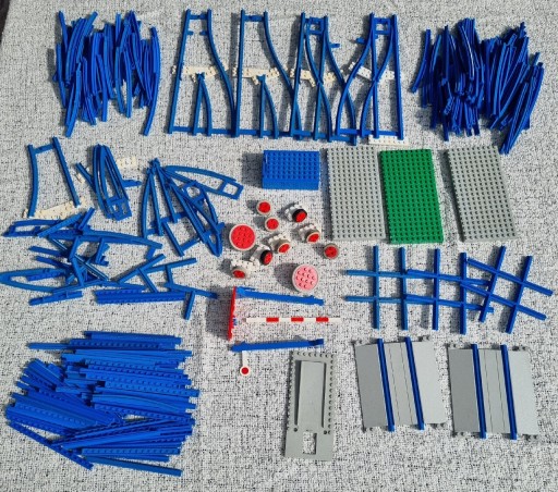 Zdjęcie oferty: Klocki Lego vintage lata 60 Train pociąg tory 