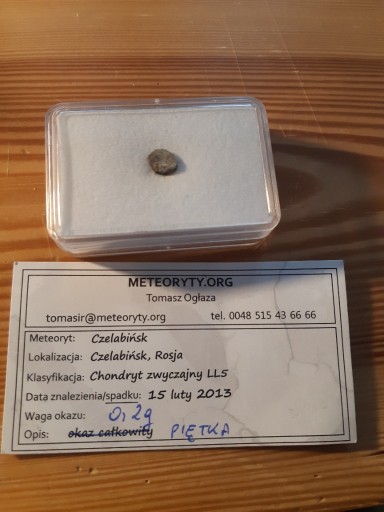 Zdjęcie oferty: Meteoryt czelabiński