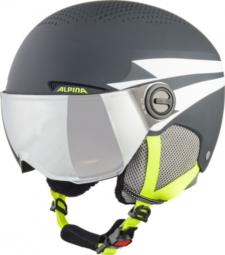 Zdjęcie oferty: Kask narciarski z goglami Alpina po 1 sezonie