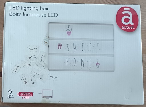 Zdjęcie oferty: LED Lighting box NOWA Tablica ledowa podświetlana 