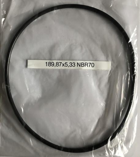 Zdjęcie oferty: 189,87x5,33 oring 70NBR o-ring NBR 1 szt