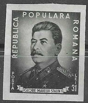 Zdjęcie oferty: Rumunia, Stalin (cięty), 1953r.