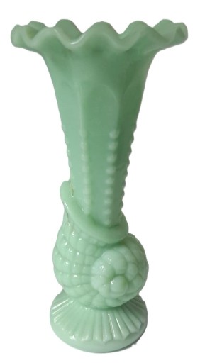 Zdjęcie oferty: Stary wazonik zielone szklo opalowe