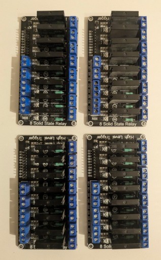 Zdjęcie oferty: 4 moduły przekaźników SSR (Solid State Relay) 8 kanałów 5V High Level