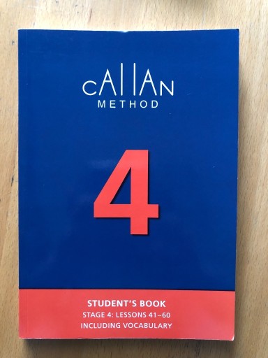 Zdjęcie oferty: Callan Method - Student's book - Stage 4