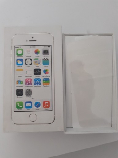 Zdjęcie oferty: Karton Opakowanie Pudełko iPhone 5s Silver 16gb