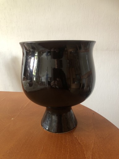 Zdjęcie oferty: Piękny , duży wazon w kształcie kielicha -PRL