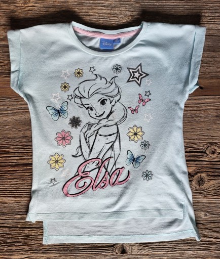 Zdjęcie oferty: Disney T-shirt z krótkim rękawem rozm. 116 Elsa