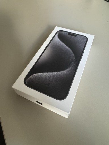 Zdjęcie oferty: Pudełko iPhone 15 pro + naklejka apple 