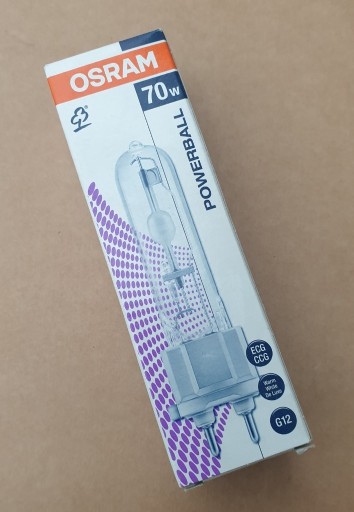 Zdjęcie oferty: OSRAM POWERBALL HCI-T 70W/830 WDL WARMWHITE G12 