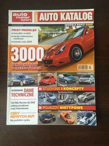 Zdjęcie oferty: Auto Katalog 2009 Auto Motor i Sport 