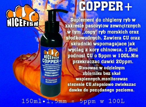 Zdjęcie oferty: Copper + przeciw ospie i pasozytom zewnetrznym