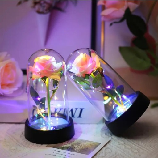 Zdjęcie oferty: Dekoracyjna lampa róża LED 