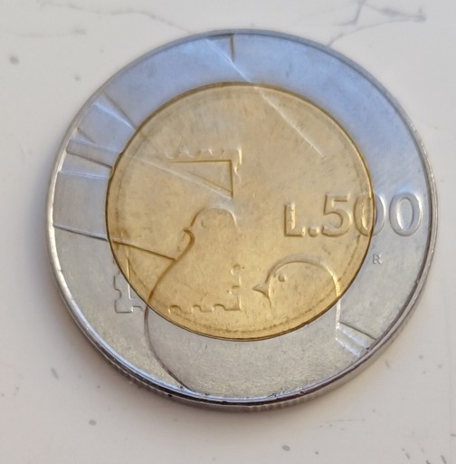 Zdjęcie oferty: San Marino - 500 lira - 1990r. 