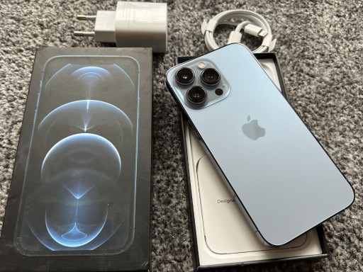 Zdjęcie oferty: iPhone 13 PRO 256GB Sierra Blue Bateria 98% FV23%