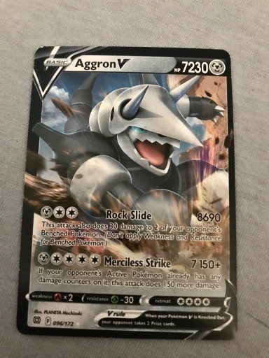 Zdjęcie oferty: AGGRON KARTA POKEMON HP 7230