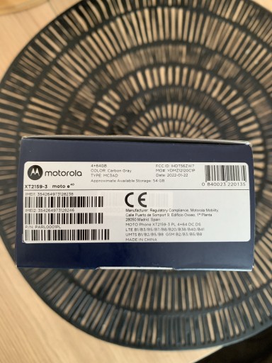 Zdjęcie oferty: Nowa Motorola e40