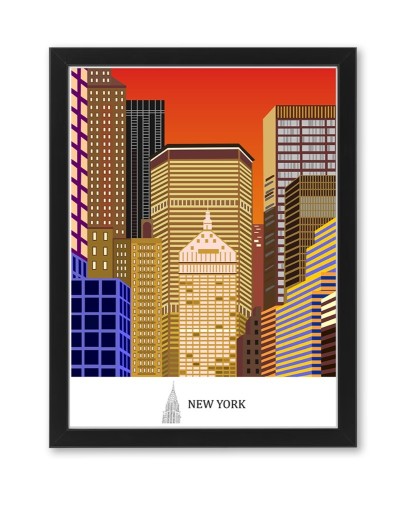 Zdjęcie oferty: New York, Manhattan, Plakat 30x 40 cm