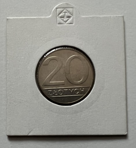 Zdjęcie oferty: POLSKA PRL 20 złotych 1990 rok - moneta w holderze