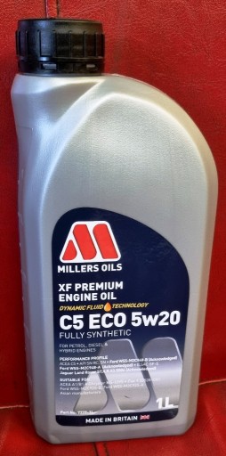 Zdjęcie oferty: OLEJ MILLERS XF PREMIUM C5 ECO 5W20 -1L