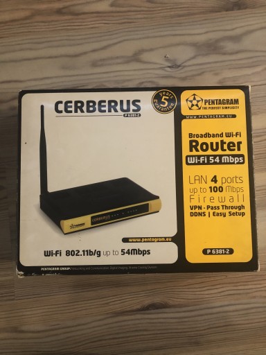 Zdjęcie oferty: Router CERBERUS P 6381-2