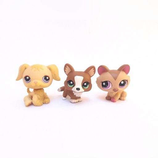 Zdjęcie oferty: littlest pet shop zestaw figurek pies kot