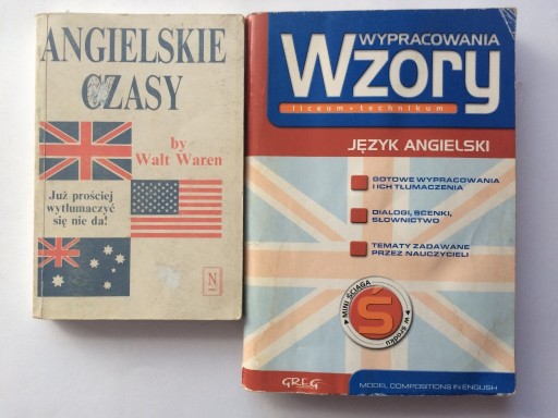 Zdjęcie oferty: Waren ANGIELSKIE CZASY +wzory wypracowań ANGIELSKI